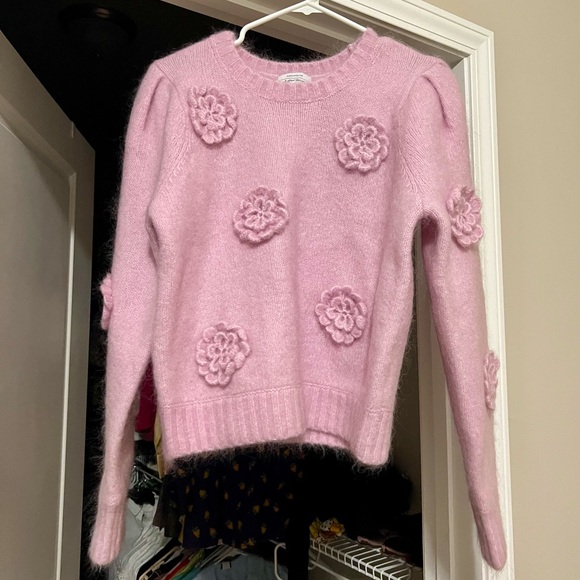 & Other Stories Rose-Appliqué Sweater